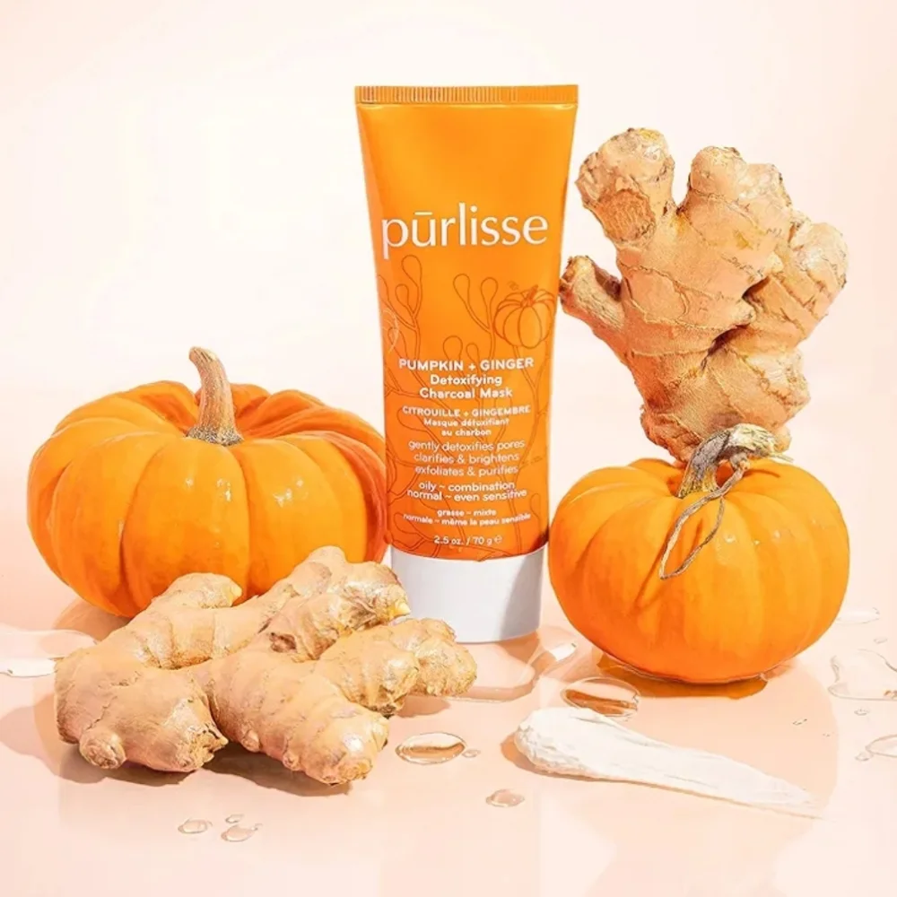 Purlisse Pumpkin and Ginger Charcoal Detoxifying Mask